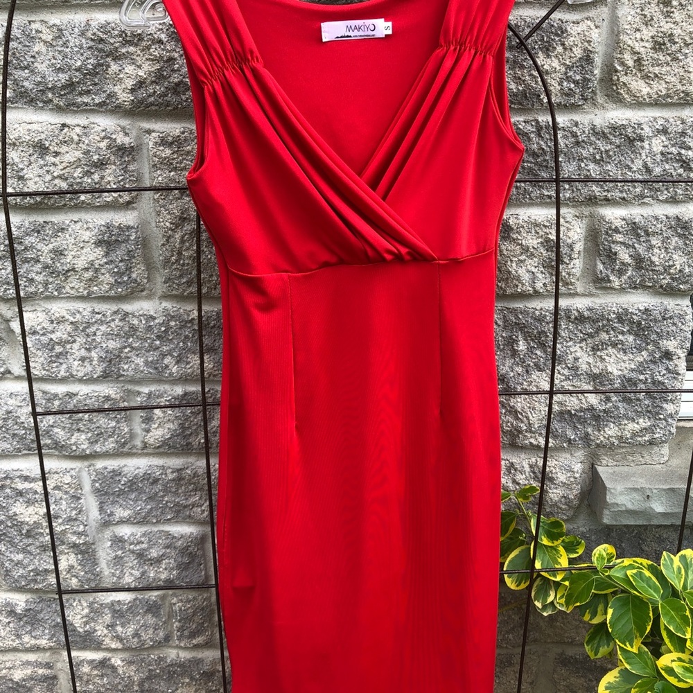 Ladies red dress size Small